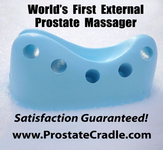 prostate cradle in use