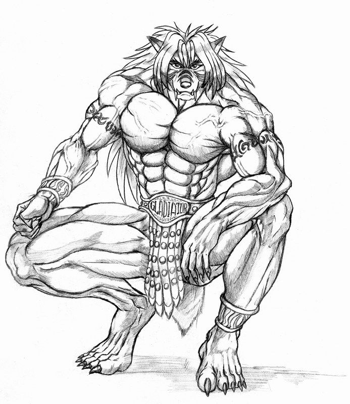 werewolf transformation base