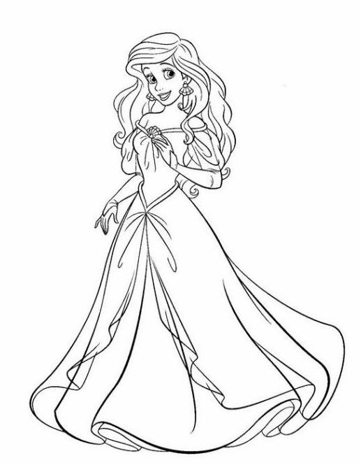 disney princess merida drawing