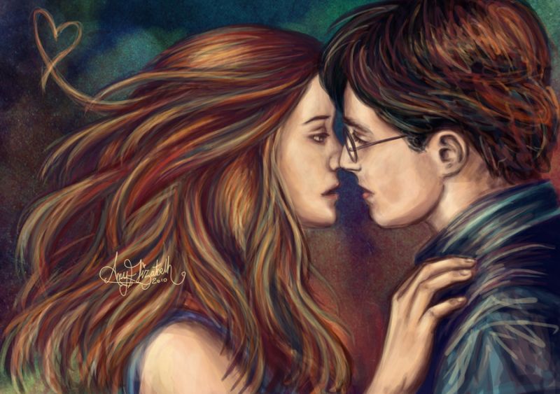 harry and ginny in bed