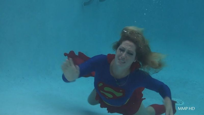 underwater drowning her