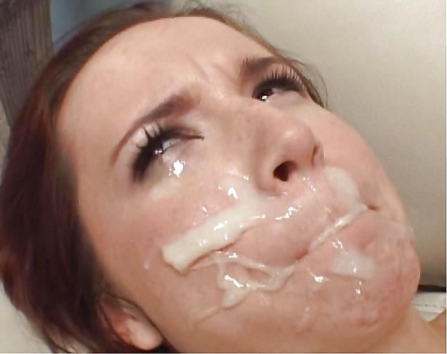 Unwanted Mouth Cumshot pic image