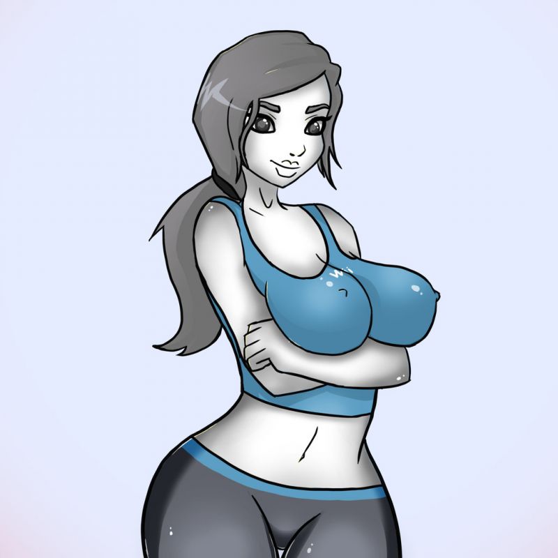 wii fit trainer breast expansion