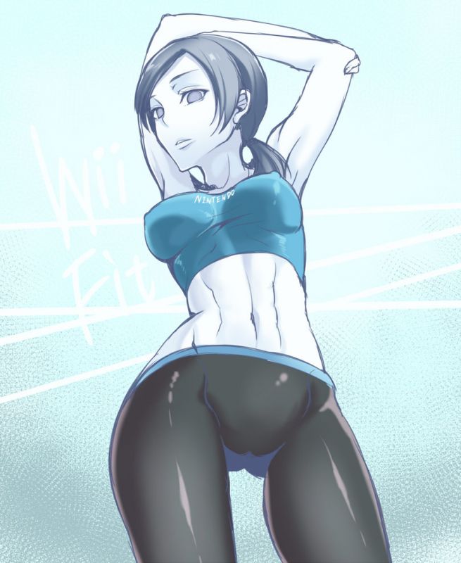 wii fit trainer booty hentai