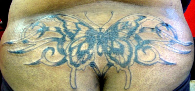 female lower back tattoos