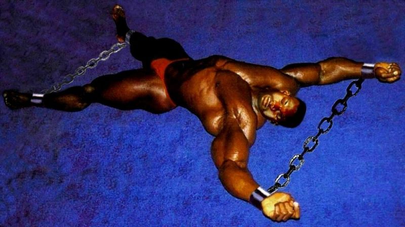 chained muscle whipped