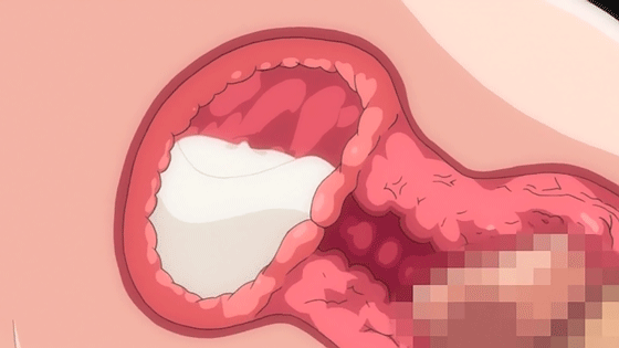 hentai cum filled ovary