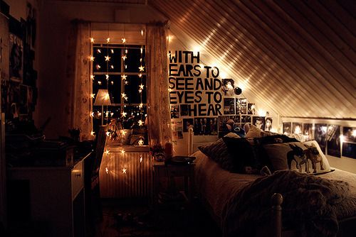 dark relaxing bedroom