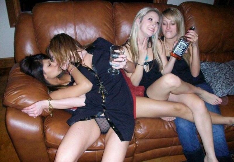 drunk party girls upskirt