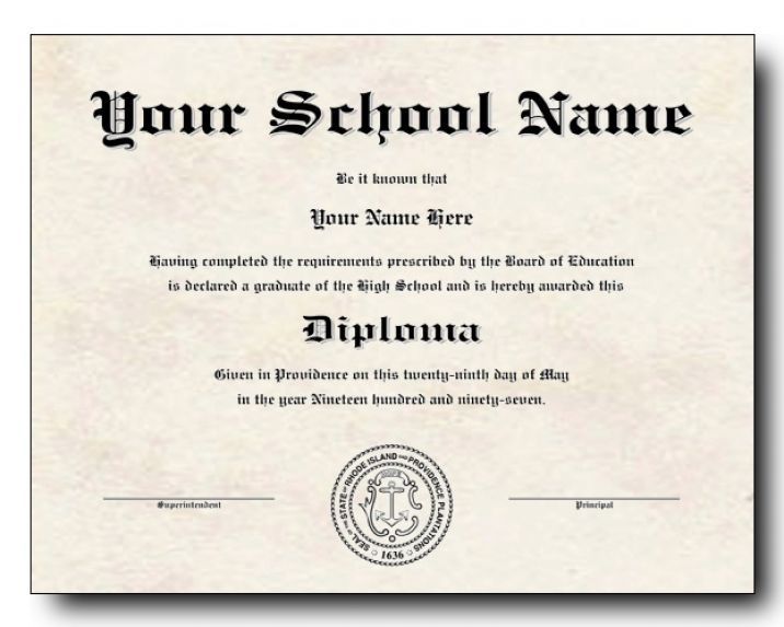 high school diploma replacement