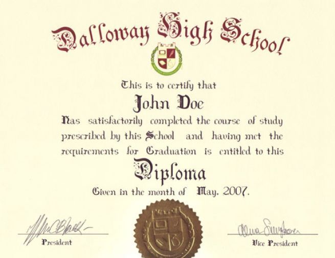 high school diploma covers