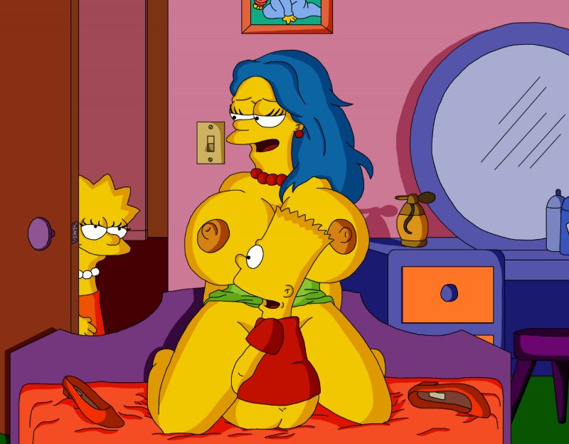 marge simpson porn bart and lisa