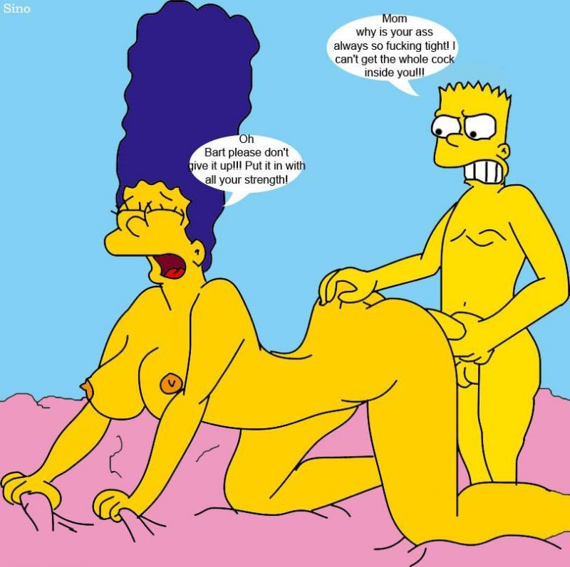bart and marge simpson sex