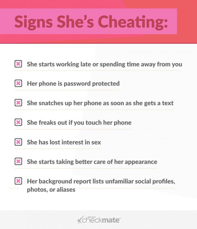 your cheating on wife