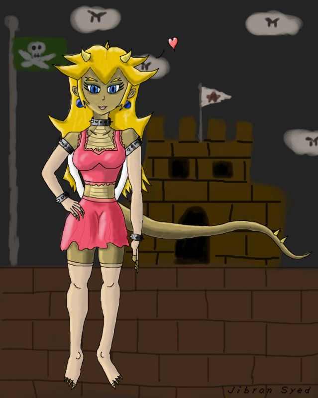 princess peach werewolf transformation