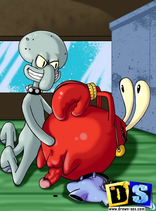 spongebob and squidward in love