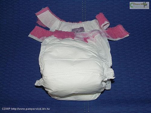 girl wets pull ups diaper