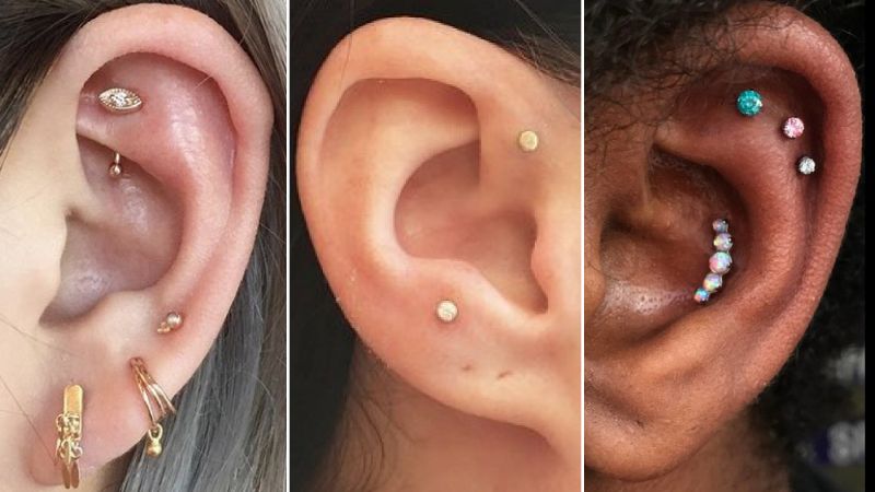 types of ear piercings