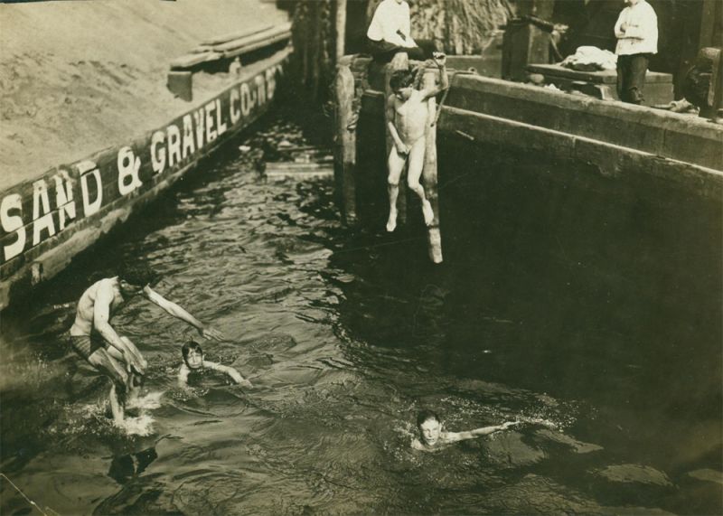 vintage swimming hole