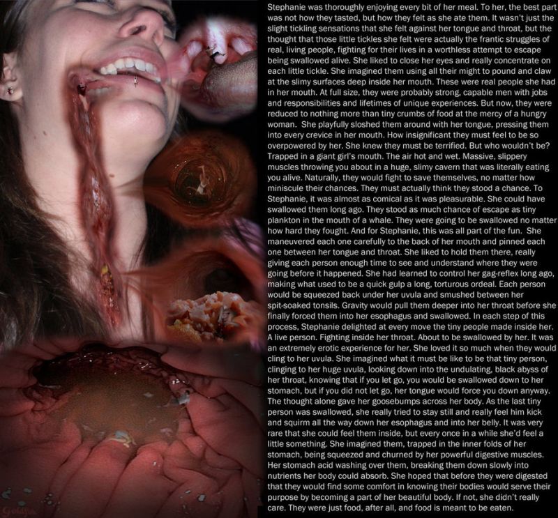 real giantess vore into stomach