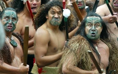 ceremonial maori war dance