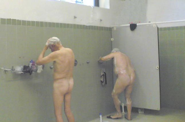 naked mature men with erection