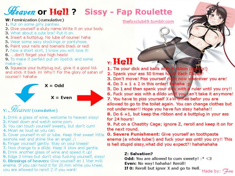 sissy dare assignments