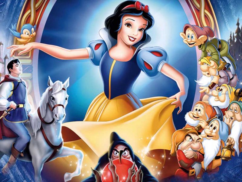snow white and the seven dwarfs cartoon