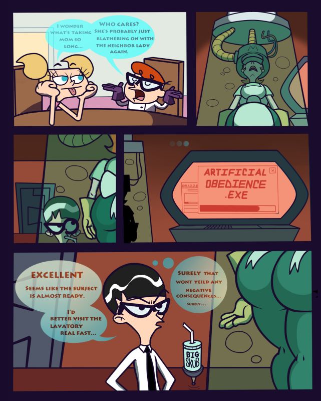 dexter laboratory and his mom