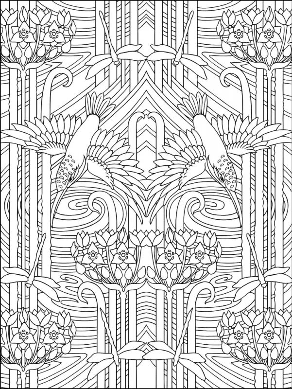 difficult coloring pages for adults