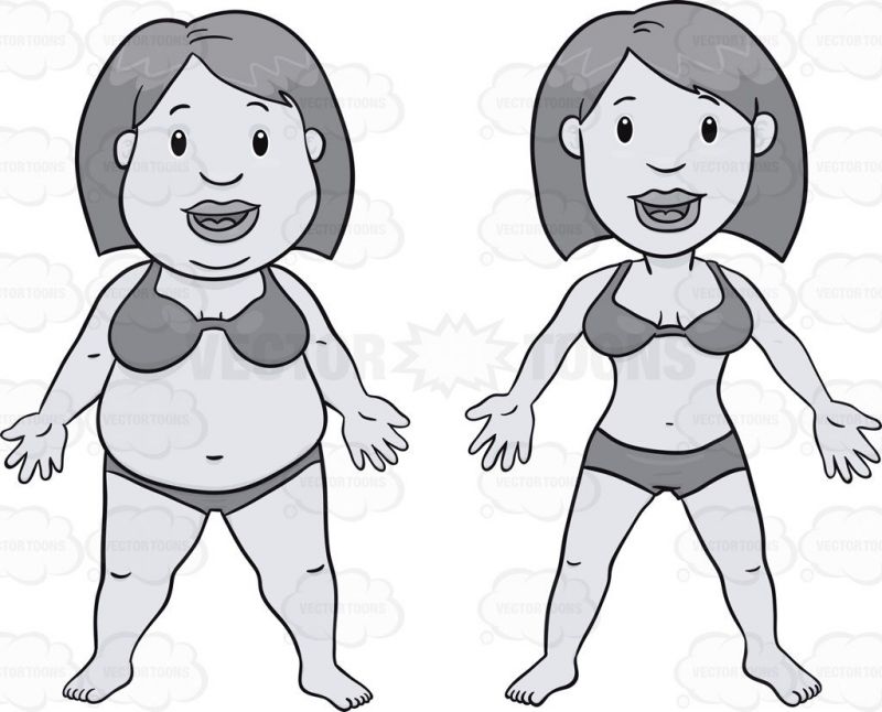 negative cartoon before and afters