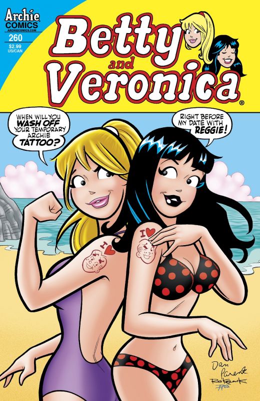 archie comics betty and veronica naked