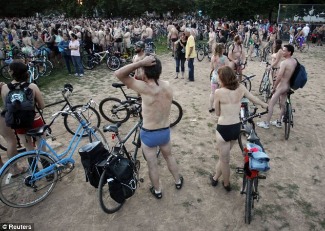 portland world naked bike ride