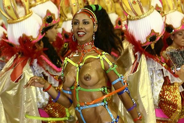 at the rio carnival naked