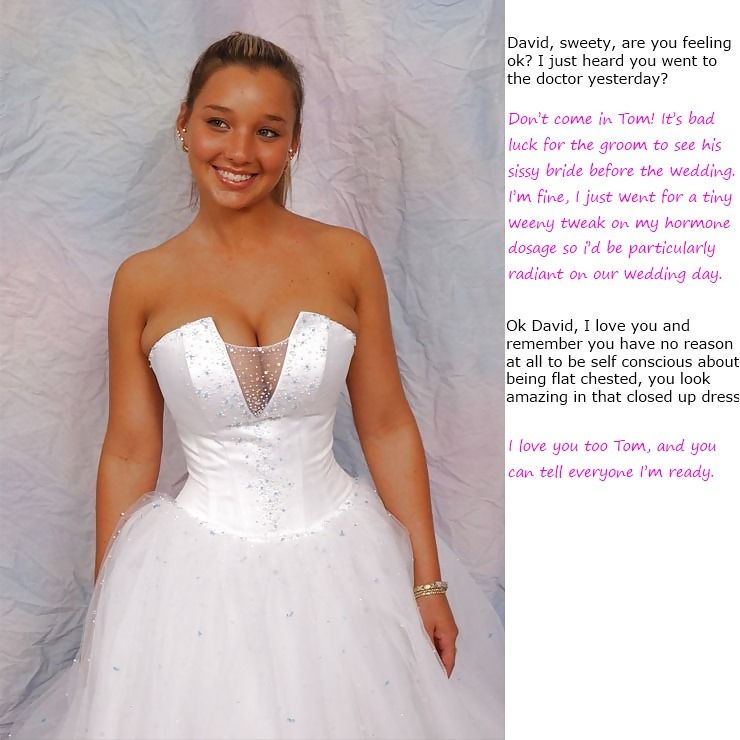 forced sissy bride captions