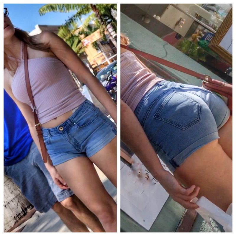 candid teen up shorts