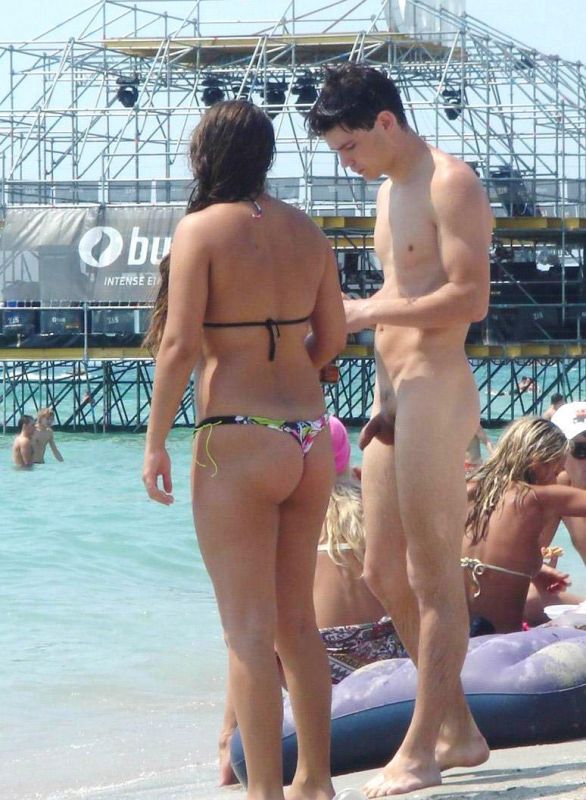 cfnm beach chastity