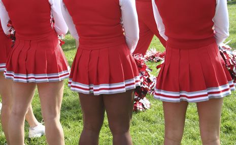 cheerleaders not wearing anything under skirt xxx