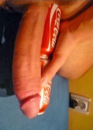 coke can thick cock