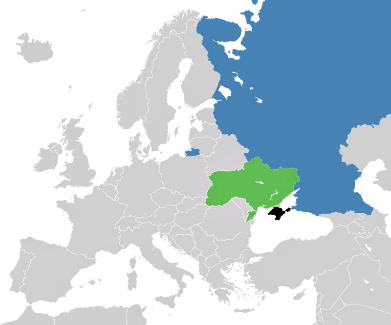 crimea war 2 europe map