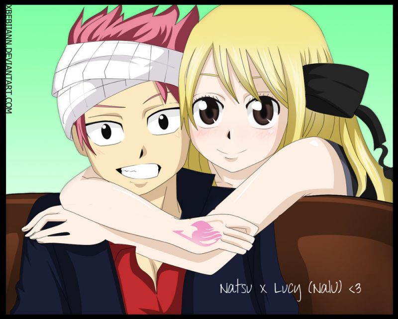 fairy tail natsu and lucy coloring pages