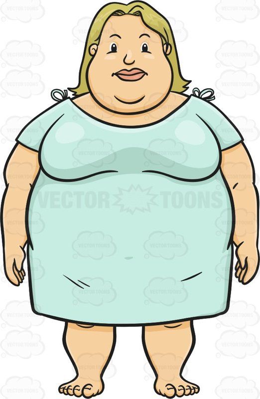 fat girl cartoon