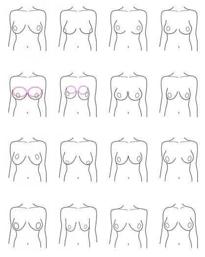 women breast nipples tattoo