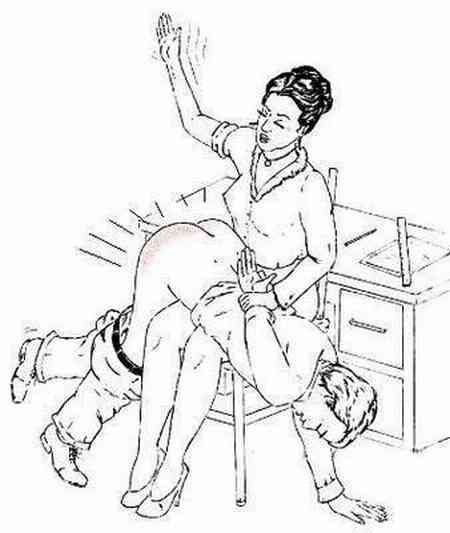 the governess spanking art