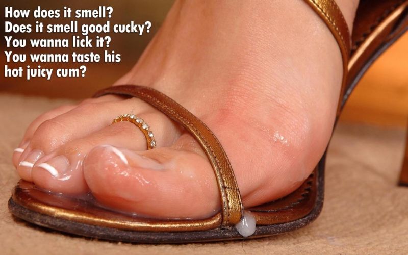 foot slave humiliation captions