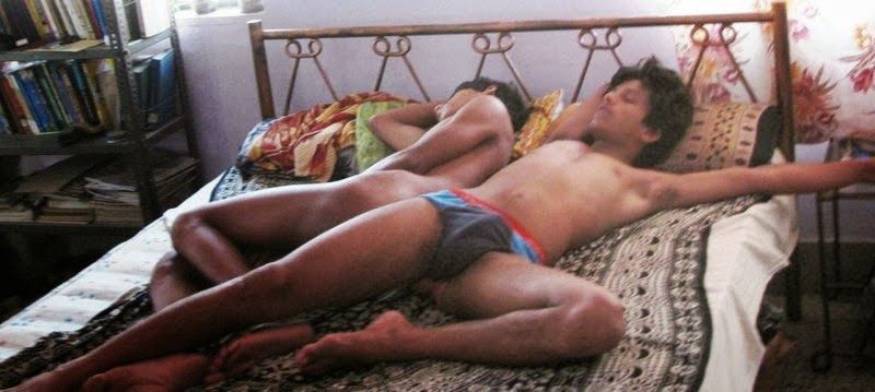 best friends sleeping naked