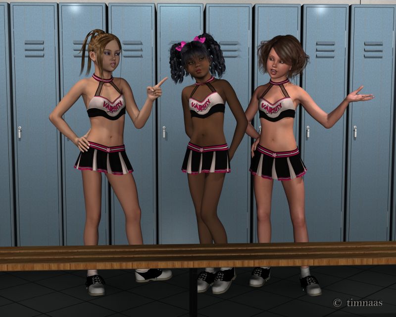high school cheerleaders bloomers