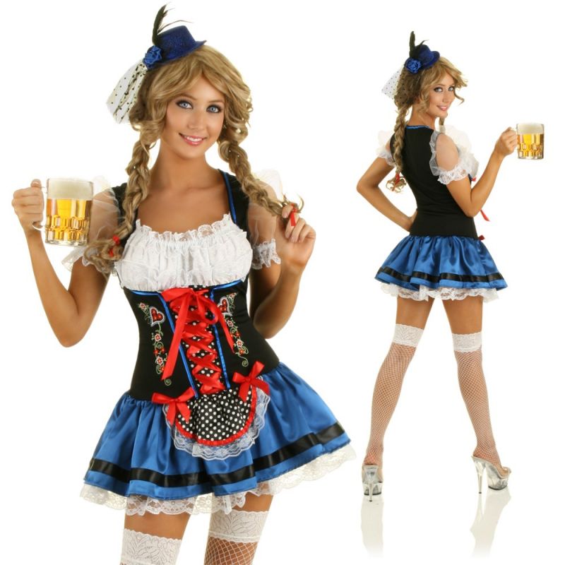 authentic german beer maid