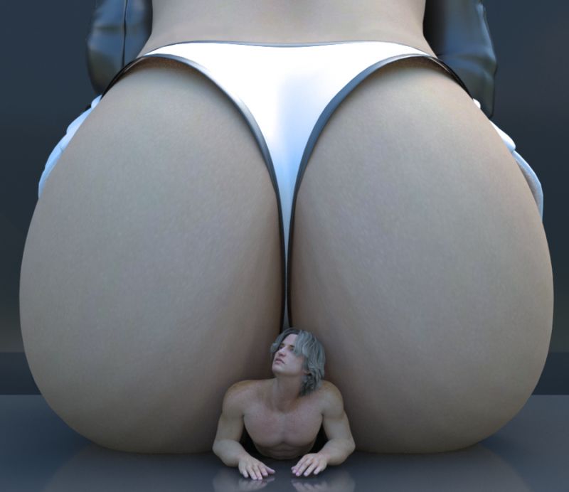 anime giantess boob crush
