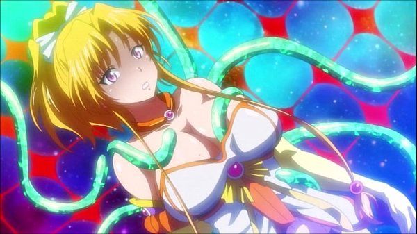 anime girl and tentacle monster